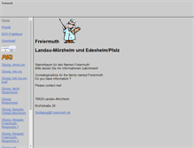Tablet Screenshot of freiermuth.de